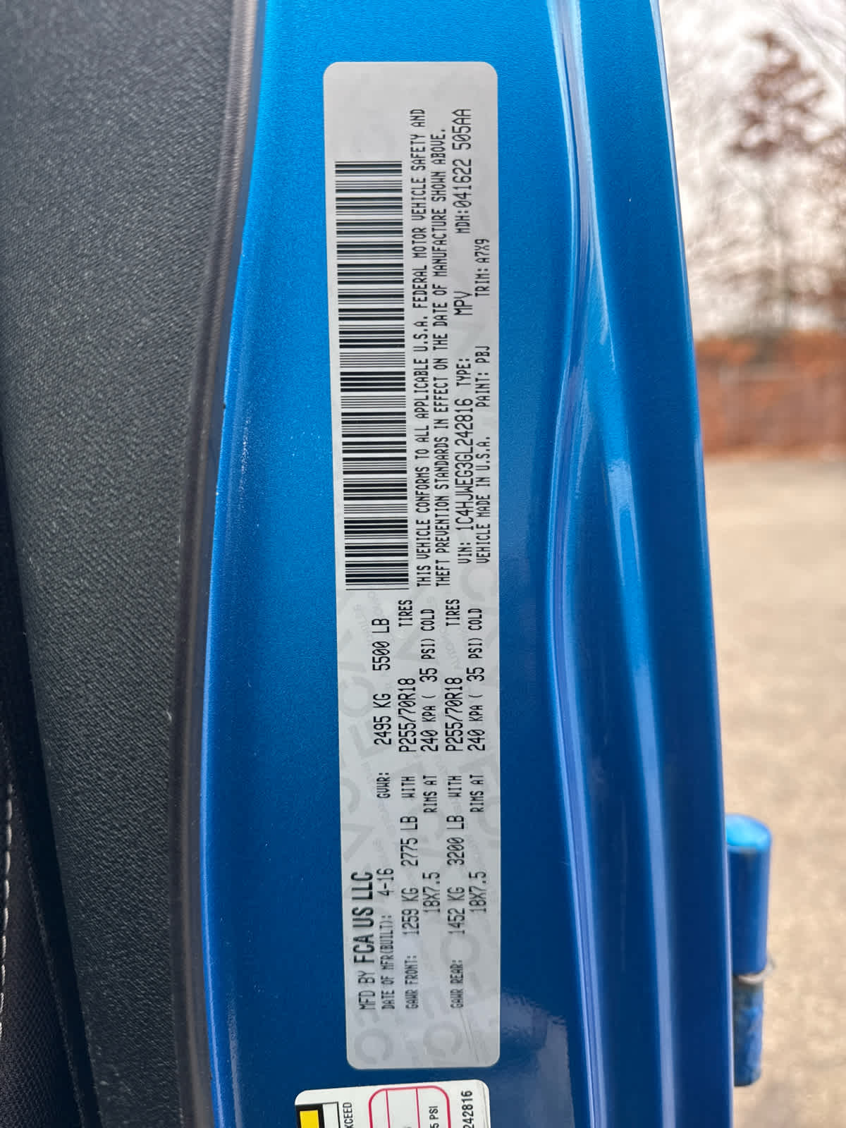 2016 Jeep Wrangler Unlimited Sahara