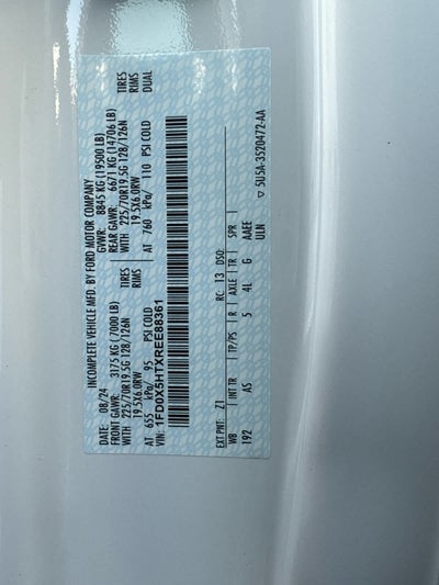 2024 Ford Super Duty F-550 DRW XL