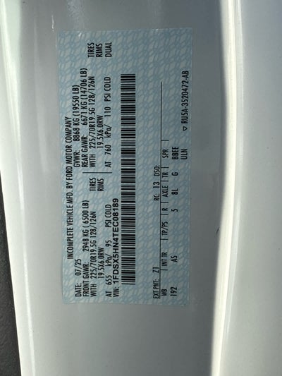 2026 Ford Super Duty F-550 DRW XL