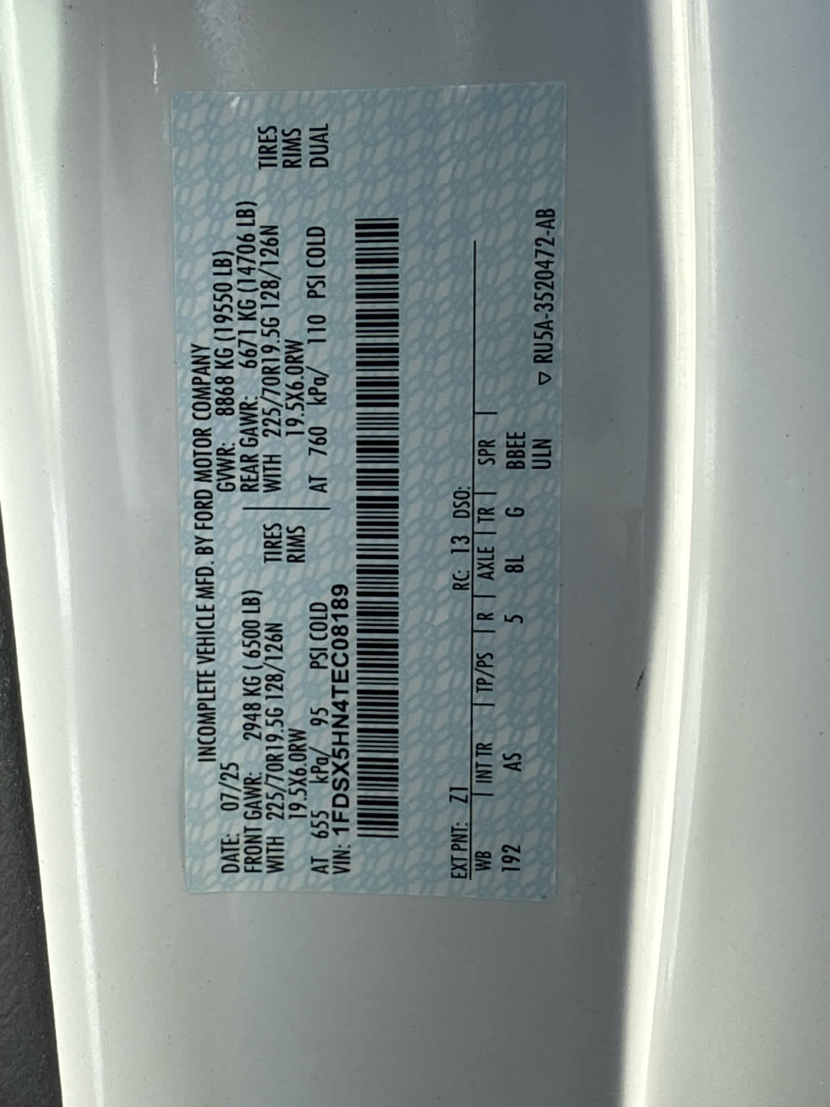 2026 Ford Super Duty F-550 DRW XL