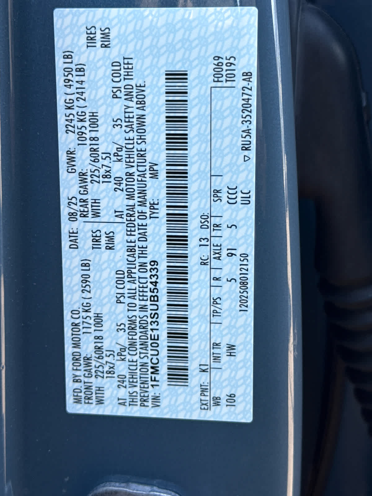 2025 Ford Escape PHEV