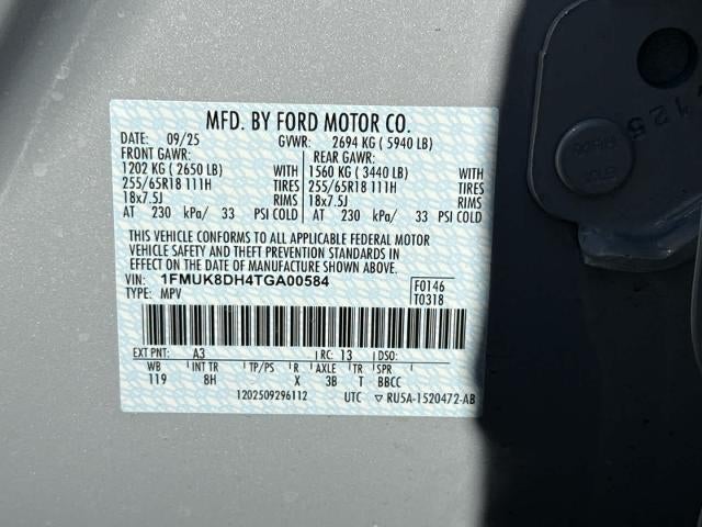 2026 Ford Explorer Active w/200A Pkg