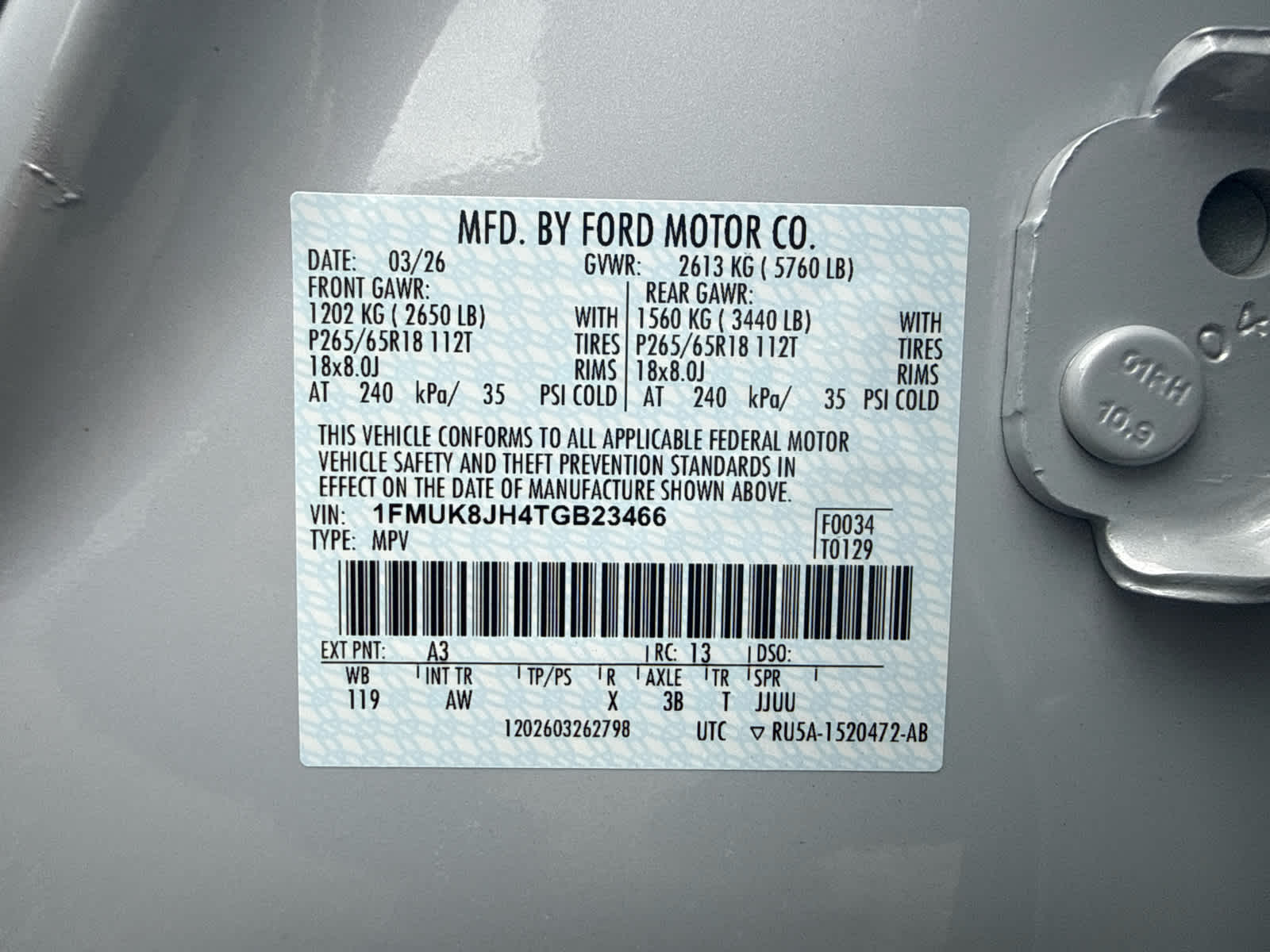 2026 Ford Transit Cargo Van Cargo Van