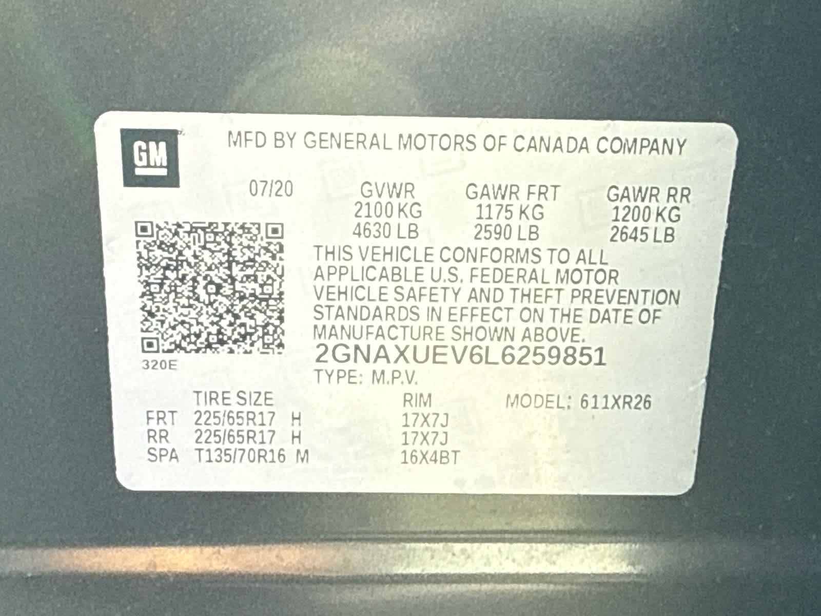 2020 Chevrolet Equinox LT