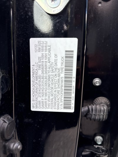 2023 Honda Ridgeline Black Edition