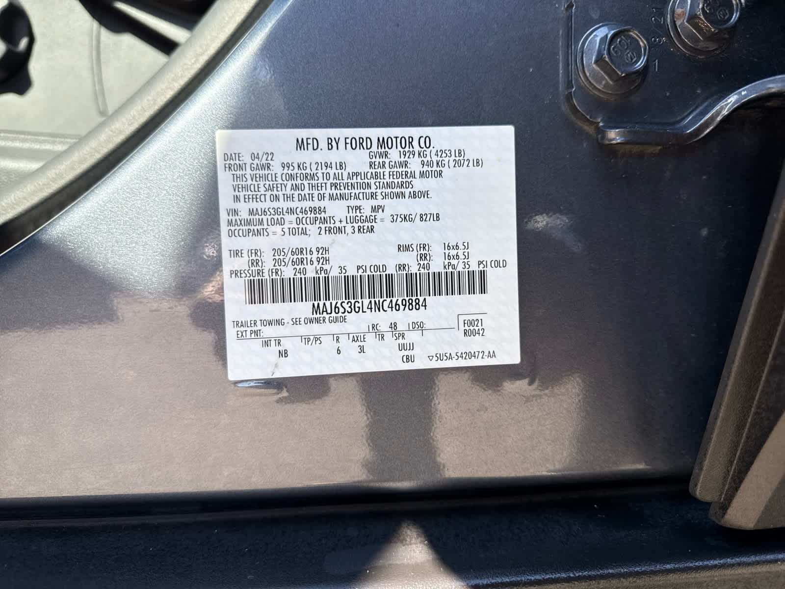 2022 Ford EcoSport SE