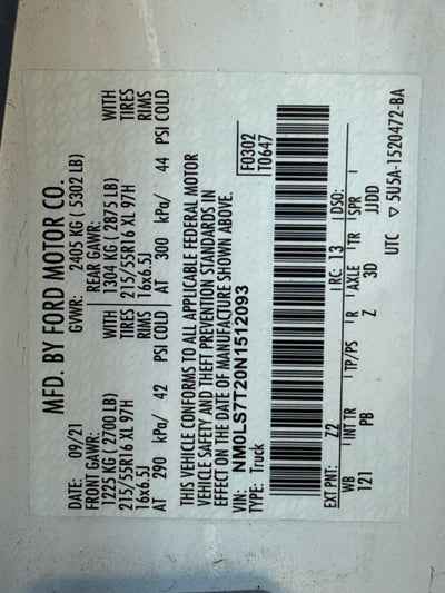 2022 Ford Transit Connect XLT