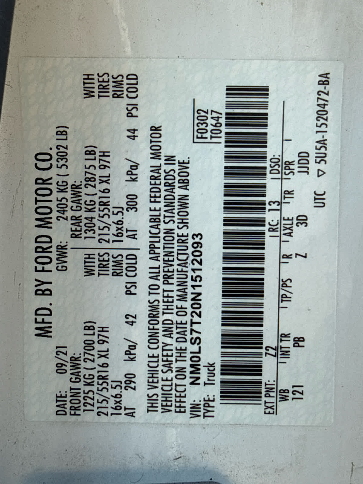 2022 Ford Transit Connect XLT