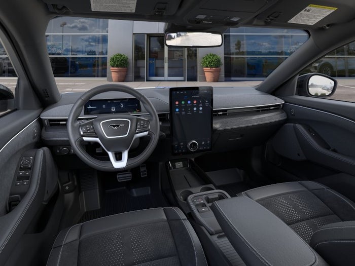 Ford electric vehicle interior and technology available through Quality Auto Mall
