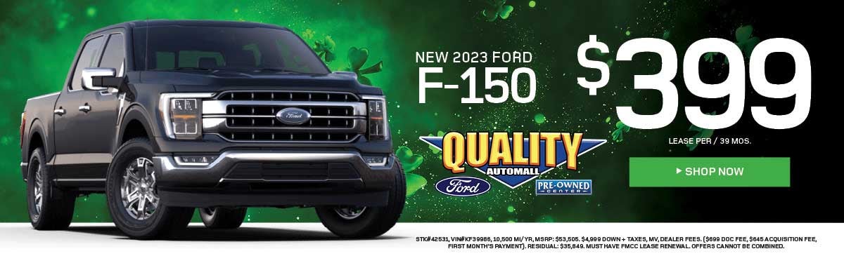 New 2023 Ford F-150 $399 Lease
