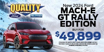 New 2024 Ford Mach-E GT Rally Edition
