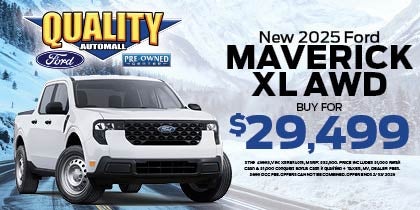 New 2025 Ford Maverick XL AWD