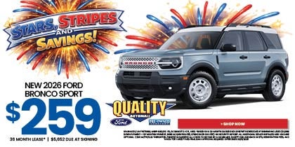 New 2025 Ford BRONCO BIG BEND Buy for $44,278* or $379/36mo