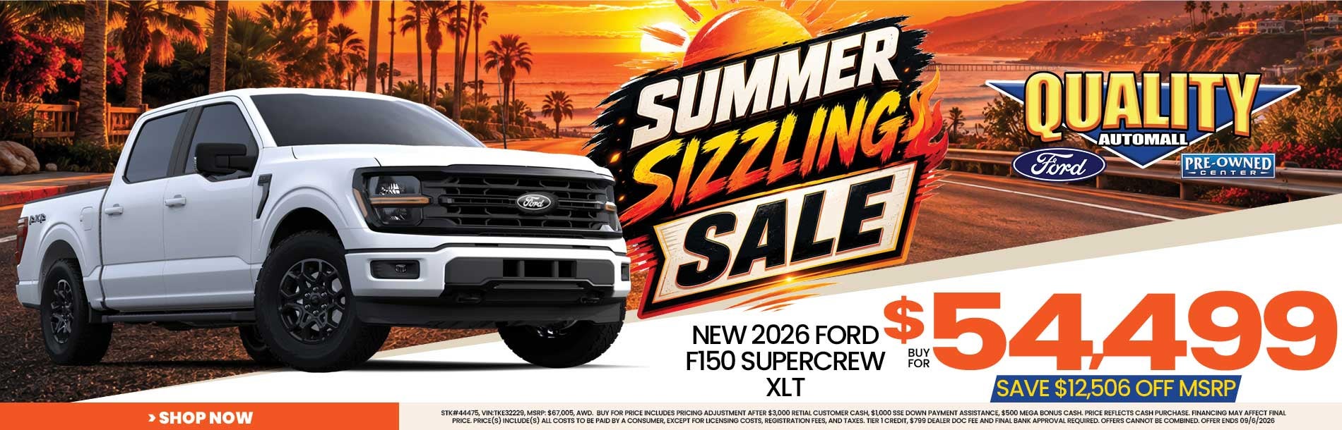 New 2026 Ford F150 Supercrew XLT Buy for $54,499