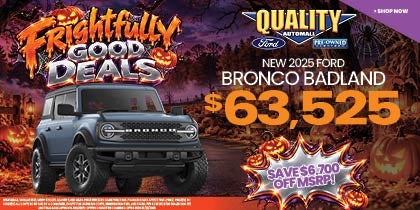 New 2025 Ford BRONCO BADLAND Buy for $63,525