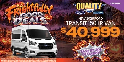 New 2026 Ford Transit 150 LR Van Buy for $40,999
